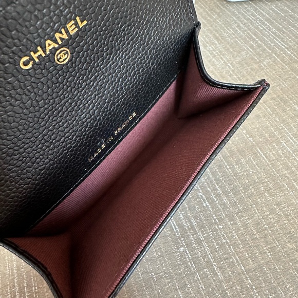 CHANEL Caviar Quilted Flap Card Holder Wallet - Picture 13 of 15
